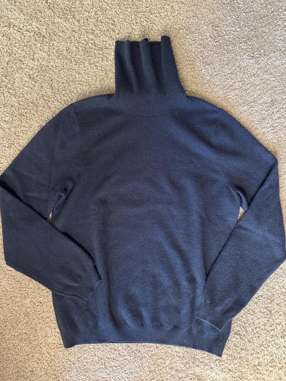 Anatomie Navy Turtleneck Sweater - Fine Knit